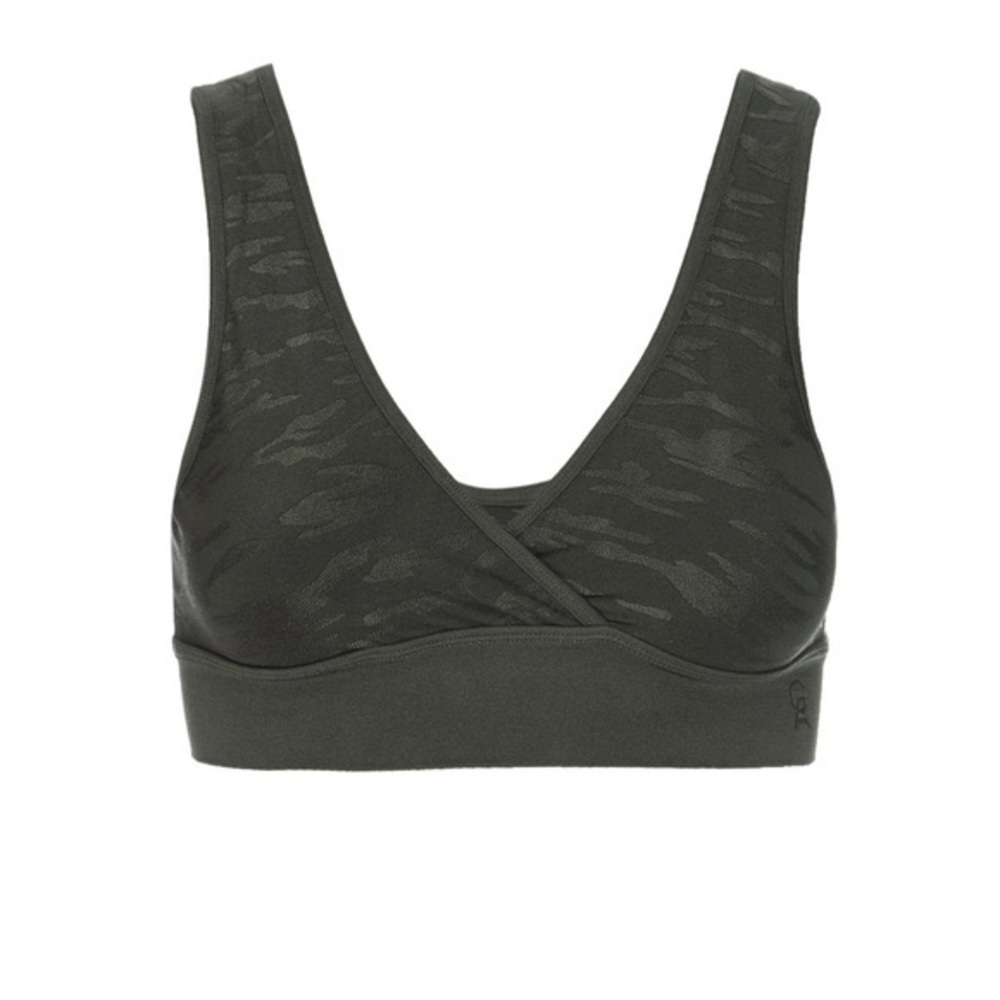 NWT Good American‎ Med Impact Crossover Camo Bralette